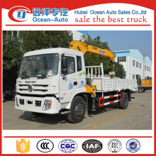 Dongfeng 8 Ton XCMG Telescopic Boom truck mounted crane for sale